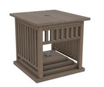 Zen Poly Mission Umbrella Stand End Table