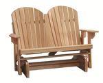 Cypress Outdoor Adirondack Double Glider