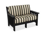 Zen Poly Mission Deep Seating Love Seat