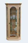 Hardwood Corner Curio Cabinet