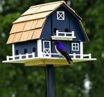 Amish Handcrafted Barn Martin House with 12 Rooms