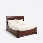 Amish San Marco Traditional Euro Sleigh Bed