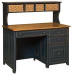 Savannah Pine Desk with Baskets