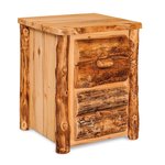 Rustic Log File Cabinet