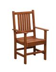 Cedar Wood Outdoor Arm Chair