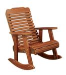 Cedar Wood Contoured Rocking Chair