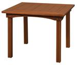Cedar Wood Outdoor Square Table