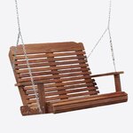 Amish Cedar Contoured Porch Swing