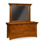Amish Milwaukee Mission Dresser and Optional Mirror