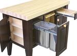 Deluxe Storage Kitchen Island