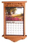Hardwood Carved Calendar Frame
