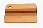 Amish Handcrafted 15 x 10 Multi-Wood Cutting Board