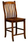 Amish Kenosha Arts and Crafts Counter and Bar Stool