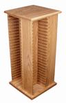 Hardwood Large DVD Tower