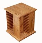 Hardwood Small DVD Tower