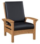 Amish Theodore Mission Morris Chair with Adjustable Reclining Back