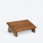 Amish Hardwood Slanted Mission Footstool