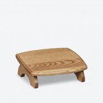 Amish Hardwood Slanted Traditional Footstool