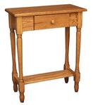 Hardwood Country Hall Table with Drawer