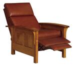 Amish Magnolia Panel Mission Recliner Chair