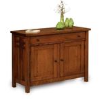 Amish Pure Mission Sofa Table Cabinet