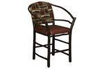 Rustic Hickory Hoop Bar Stool