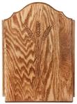 Oak Wood Key Cabinet with Wheat Door