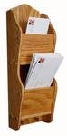 Hardwood Two Tier Letter Holder