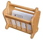 Oak Wood Magazine Rack or Letter Holder