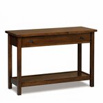 Amish Radiance Mission Sofa Table with Drawer