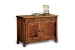 Centennial Mission Enclosed Sofa Table with Drawer and Doors