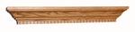 Hardwood Mantle Shelf with Dentil Moulding
