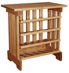Hardwood 1/2 Mission Magazine Table Deluxe