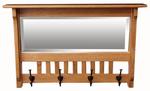 Hardwood Small Mission Mirror