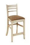 American Ladder-Back Stationary Solid Wood Stool