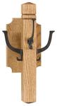 Hardwood Mission Wall Tree with Three Hooks