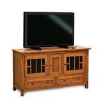 Centennial Mission TV Stand with Three Doors and Two Drawers