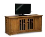 Amish Pure Mission TV Stand with Four Doors