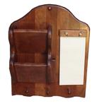 Hardwood Letter Holder with Notepad