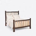 Amish Appalachia Hickory Log Spindle Bed