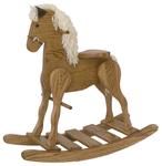 Amish Oak Wood Medium Rocking Horse