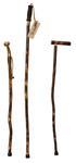 Rustic Hickory Hiking Stick