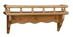 Oak Wood Spice Shelf with Rail