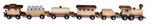 Wood Medium Train Set
