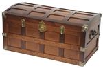 Hardwood Steamer Trunk with Cedar Bottom