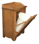 Hardwood Tilt-out Waste Bin