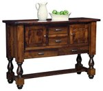 Amish Bidwell Solid Wood Dining Sideboard