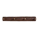 Rustic Wall Mounted Split Log Coat Rack