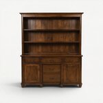 Amish Handcrafted Belvoir Dining Buffet and Hutch Cabinet