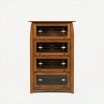 Wood Grove Mission Barrister Bookcase